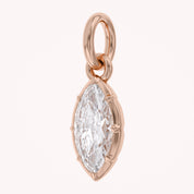 Marquise-Cut Solitaire Pendant | Lab-Grown Diamond