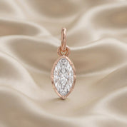 Marquise-Cut Solitaire Pendant | Lab-Grown Diamond