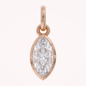 Marquise-Cut Solitaire Pendant | Lab-Grown Diamond