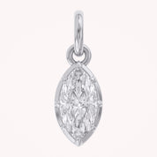 Marquise-Cut Solitaire Pendant | Lab-Grown Diamond