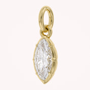 Marquise-Cut Solitaire Pendant | Lab-Grown Diamond