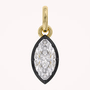 Marquise-Cut Solitaire Pendant | Lab-Grown Diamond