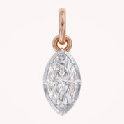 Marquise-Cut Solitaire Pendant | Lab-Grown Diamond