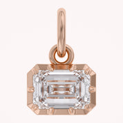 Emerald-Cut Solitaire Pendant | Lab-Grown Diamond