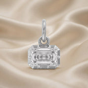 Emerald-Cut Solitaire Pendant | Lab-Grown Diamond