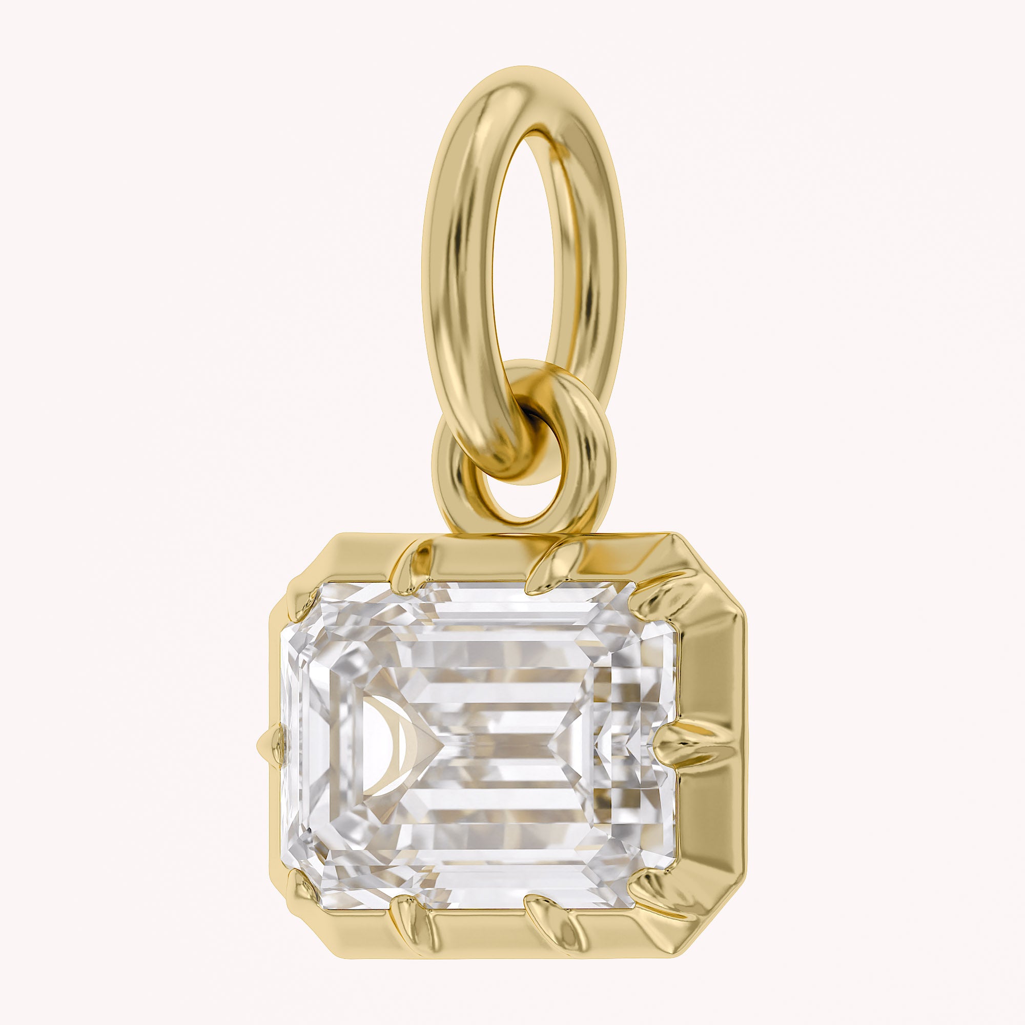 Emerald-Cut Solitaire Pendant | Lab-Grown Diamond