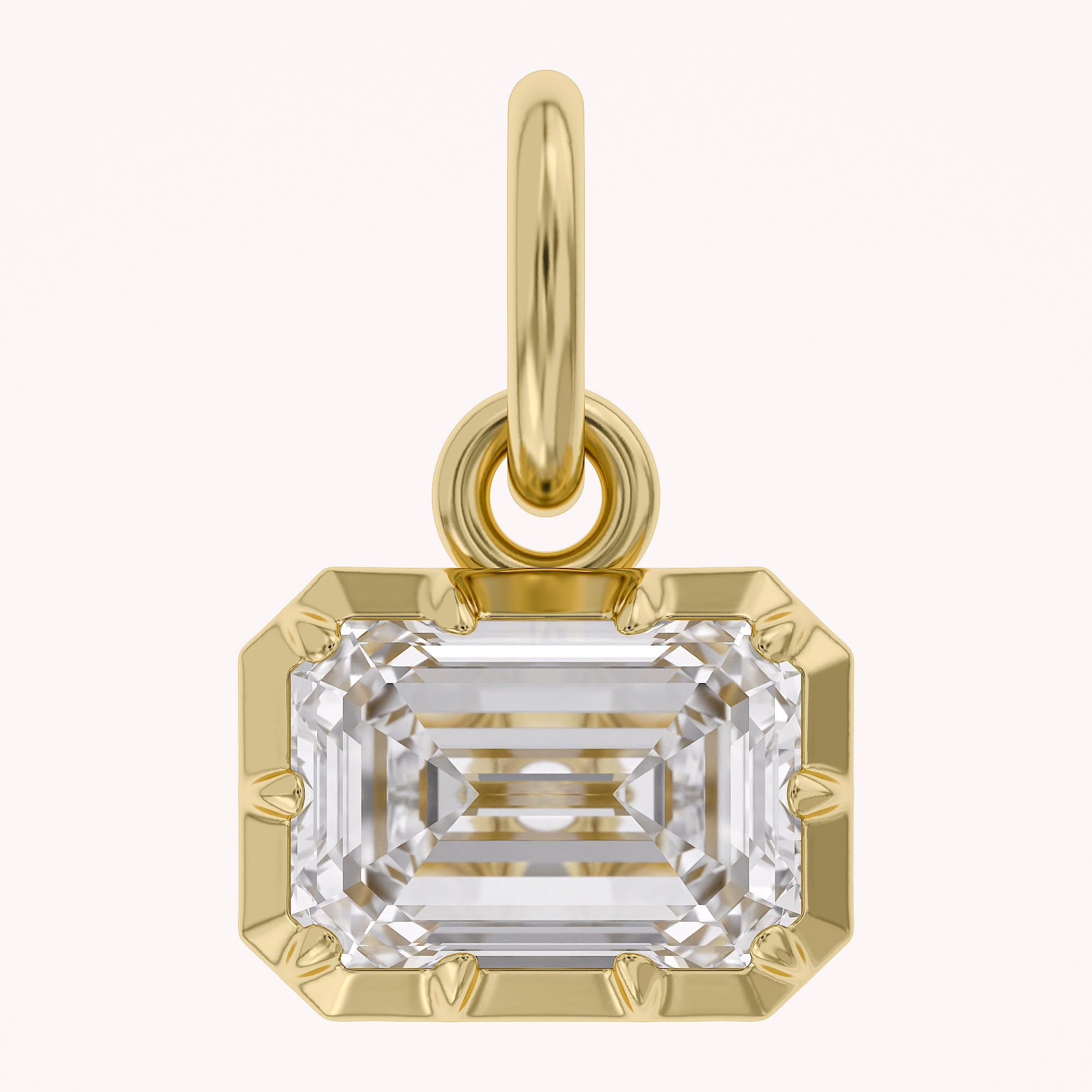 Emerald-Cut Solitaire Pendant | Lab-Grown Diamond