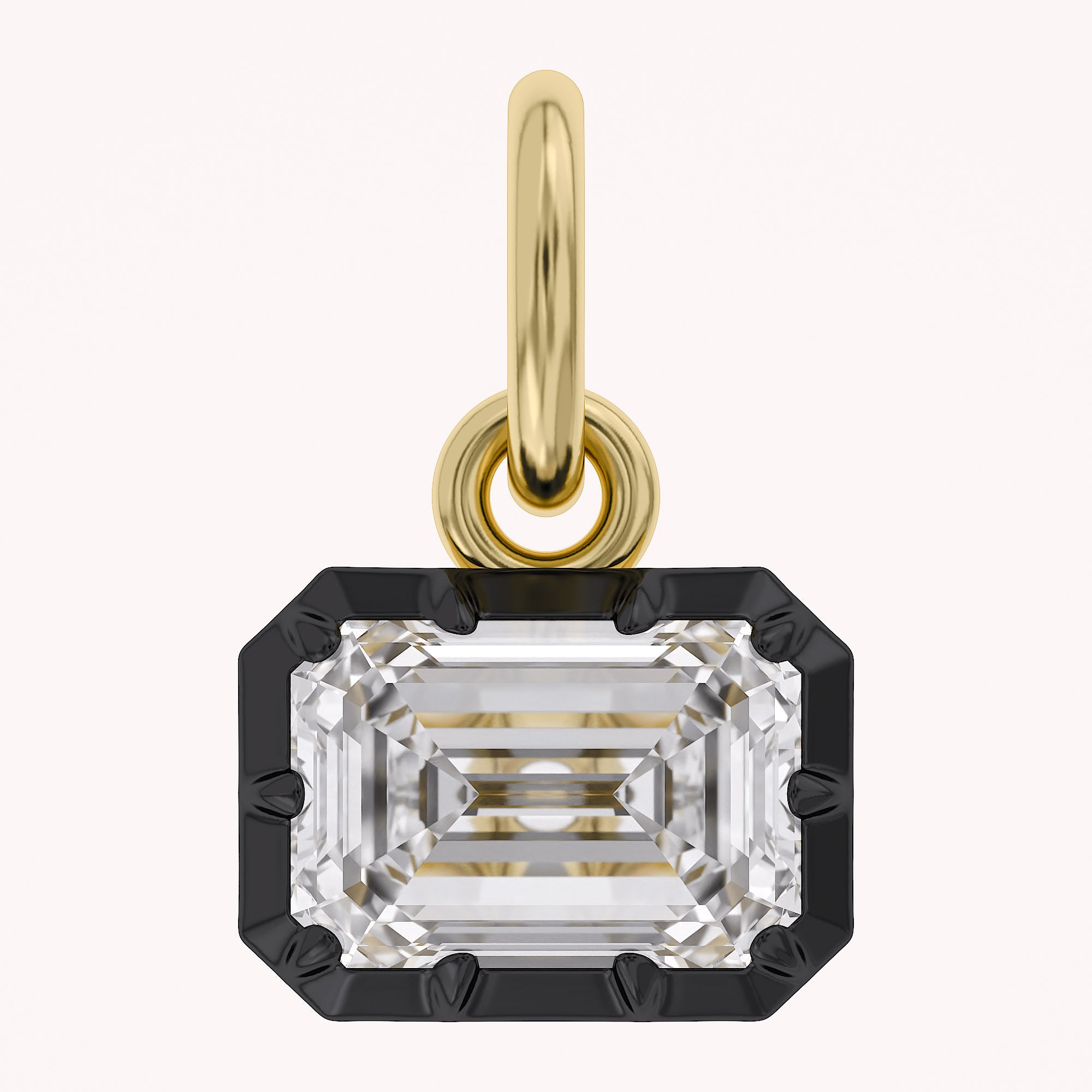 Emerald-Cut Solitaire Pendant | Lab-Grown Diamond