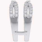 Round Cut White Cubic Zirconia Double Infinity Wedding Ring Guard Enhancer in 925 Sterling Silver