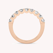 Romy Round Diamond Cut Anniversary Ring