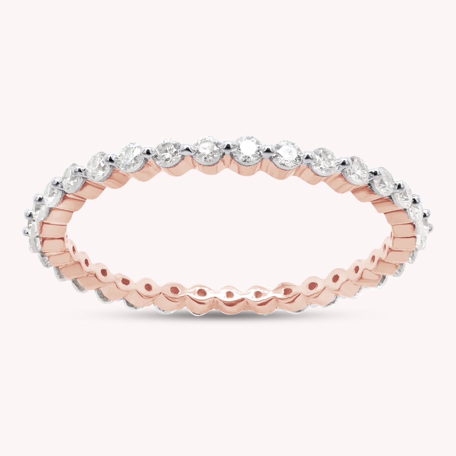 Full Eternity Ring In Lab Created Moissanite