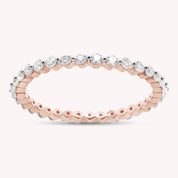 Full Eternity Ring In Lab Created Moissanite