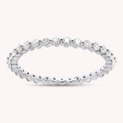 Full Eternity Ring In Lab Created Moissanite