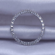 Full Eternity Ring In Lab Created Moissanite