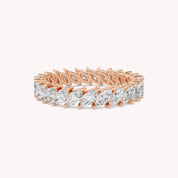 Marquise-Cut Full-Eternity Ring | Lab-Grown Diamond