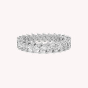 Marquise-Cut Full-Eternity Ring | Lab-Grown Diamond