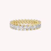 Marquise-Cut Full-Eternity Ring | Lab-Grown Diamond