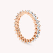 Marquise-Cut Full-Eternity Ring | Lab-Grown Diamond