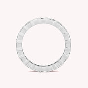 Troi Emerald Cut Eternity Ring