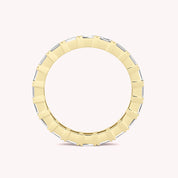 Troi Emerald Cut Eternity Ring