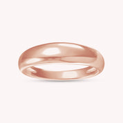 Plain Dome Stackable Ring width 3.5MM
