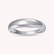 Plain Dome Stackable Ring width 3.5MM