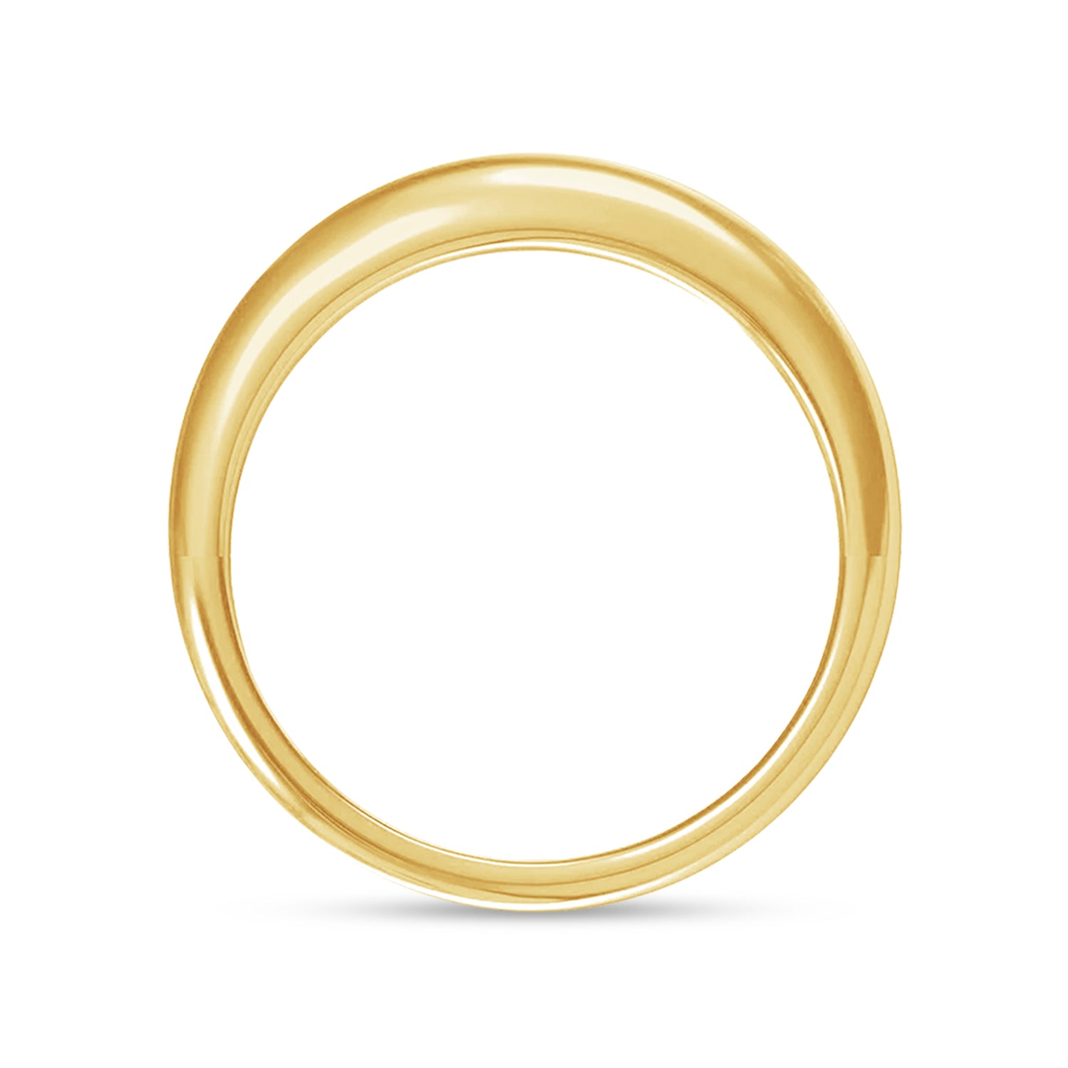 Plain Dome Stackable Ring width 3.5MM