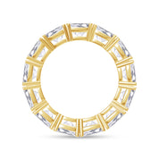 5MM Cushion Cut Lab Created Moissanite Full Eternity Ring