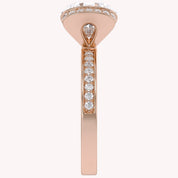 Round Brilliant Lab Grown Diamond Statement Ring with Prong Setting