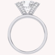 Round Brilliant Lab Grown Diamond Statement Ring with Prong Setting