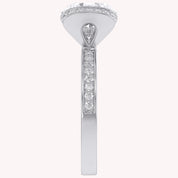 Round Brilliant Lab Grown Diamond Statement Ring with Prong Setting