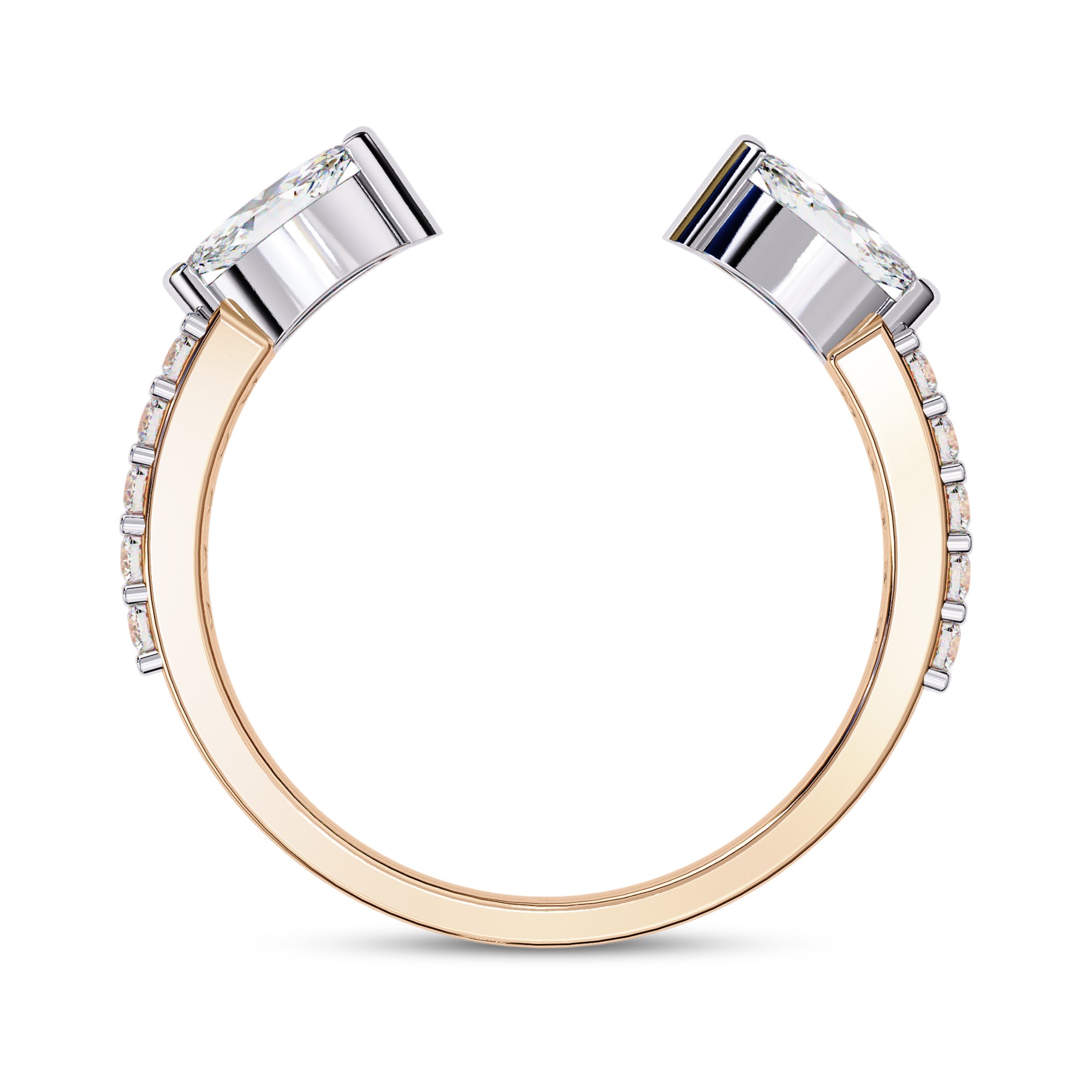 Toi Et Moi 2-Stone Ring in Lab Grown Diamond