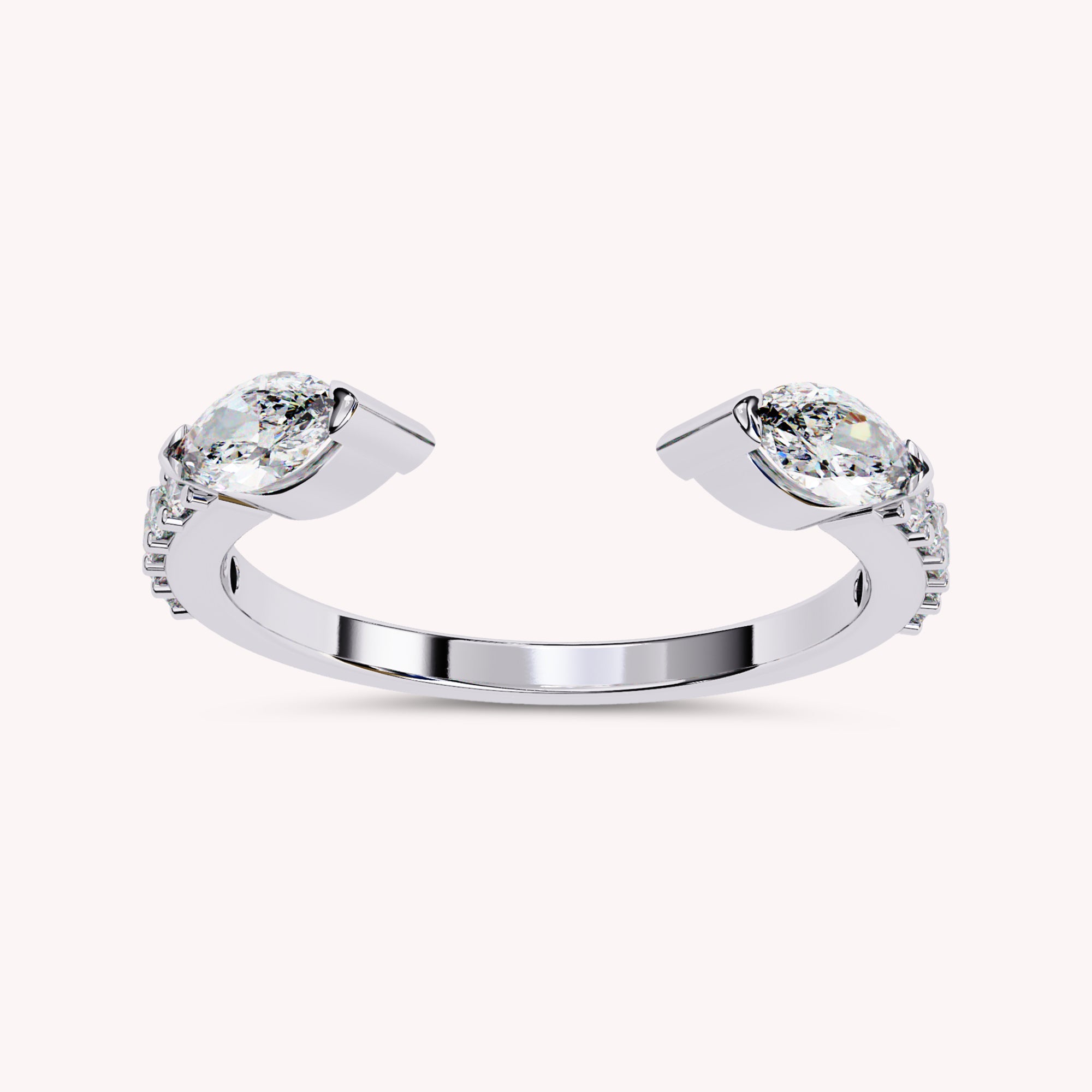 Toi Et Moi 2-Stone Ring in Lab Grown Diamond