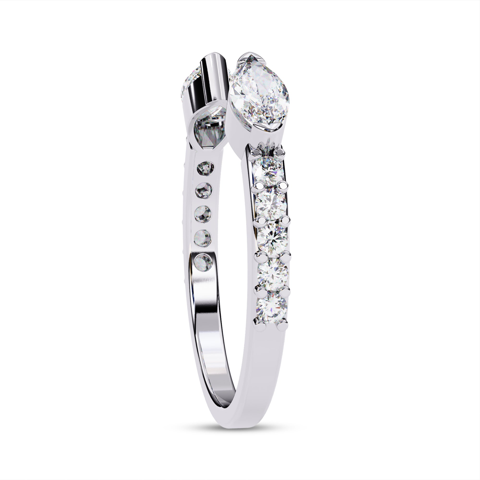 Toi Et Moi 2-Stone Ring in Lab Grown Diamond