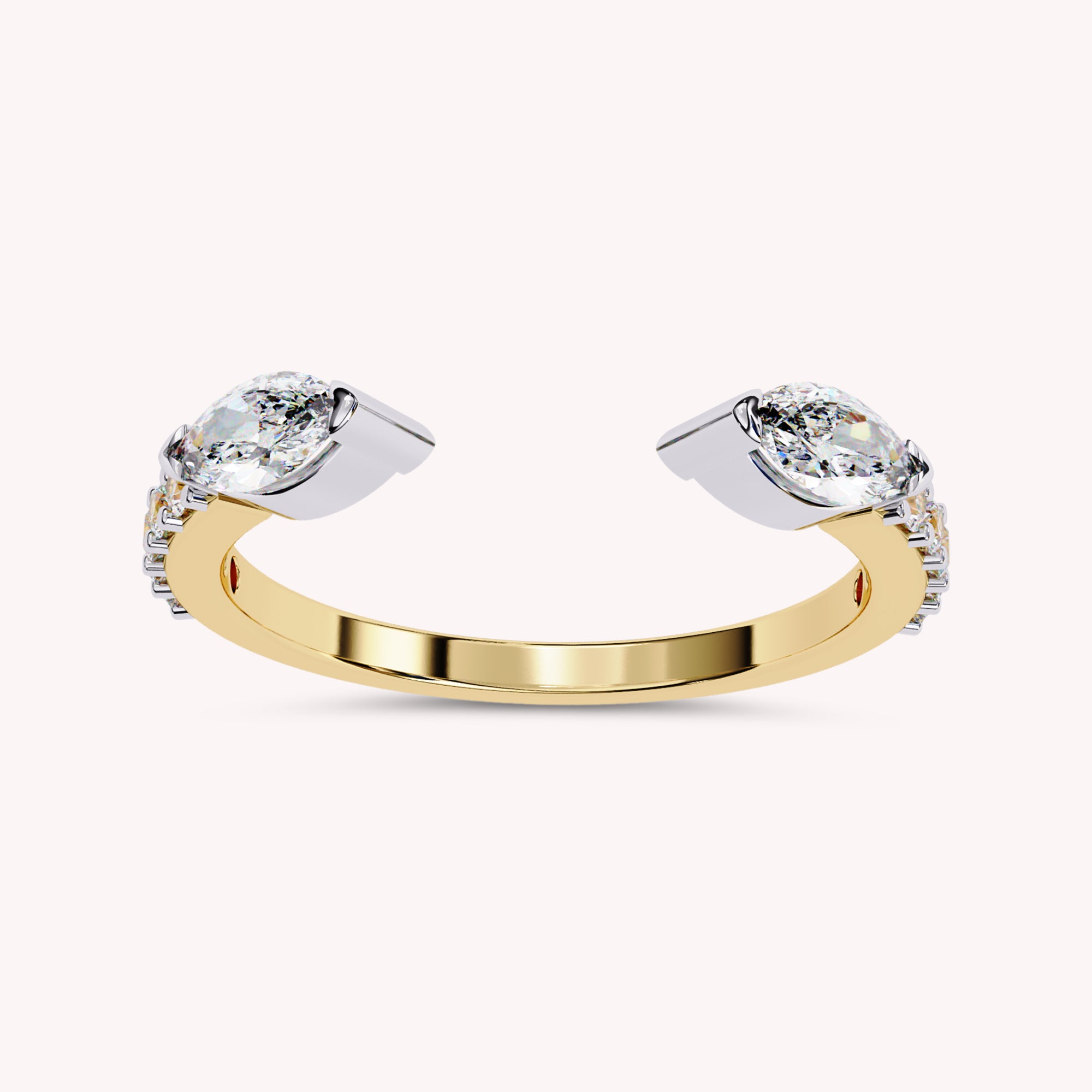 Toi Et Moi 2-Stone Ring in Lab Grown Diamond
