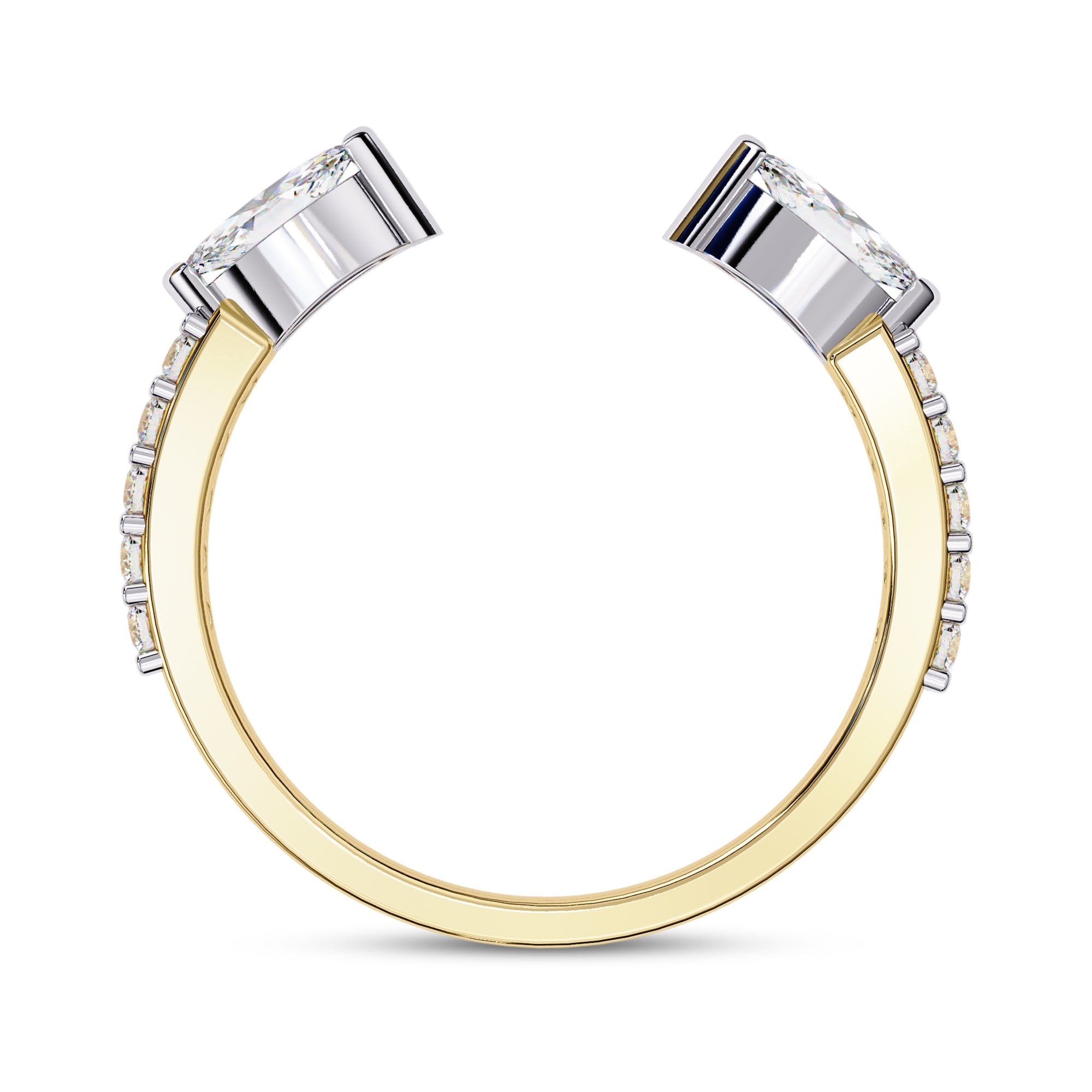 Toi Et Moi 2-Stone Ring in Lab Grown Diamond
