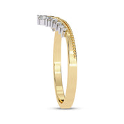 0.15 Cttw Round Lab Grown Diamond Stackable Engagement Ring for Women