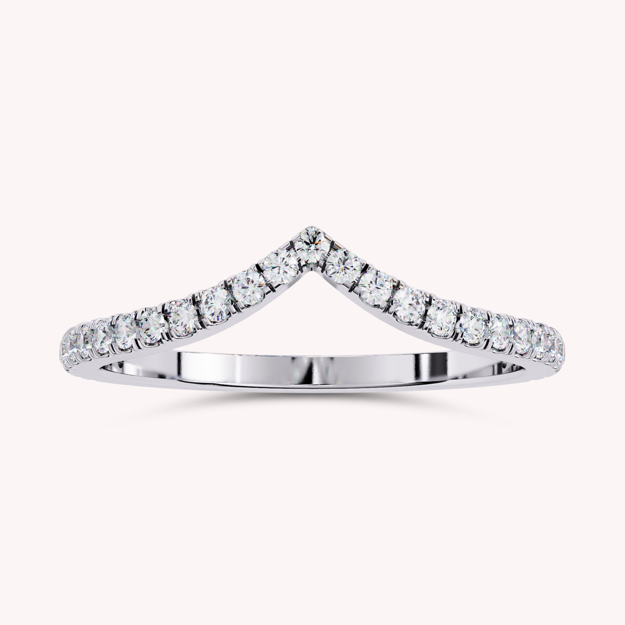 0.25 Cttw Round Lab Grown Diamond Stackable Engagement Ring for Women