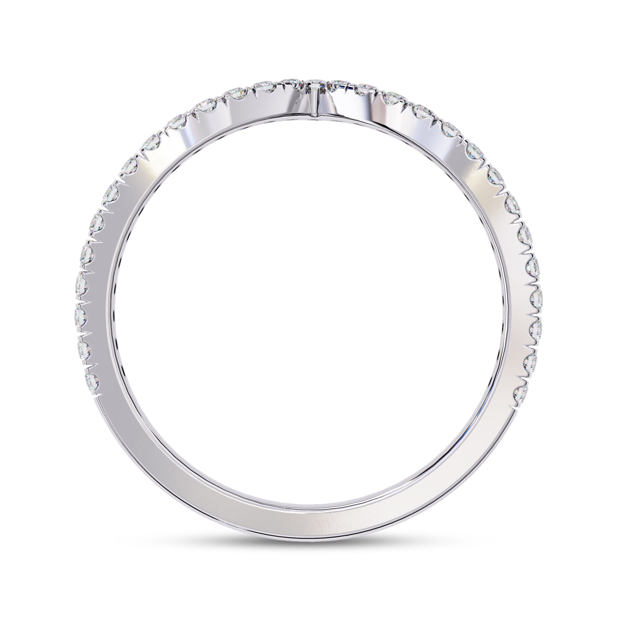0.25 Cttw Round Lab Grown Diamond Stackable Engagement Ring for Women
