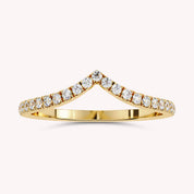 0.25 Cttw Round Lab Grown Diamond Stackable Engagement Ring for Women