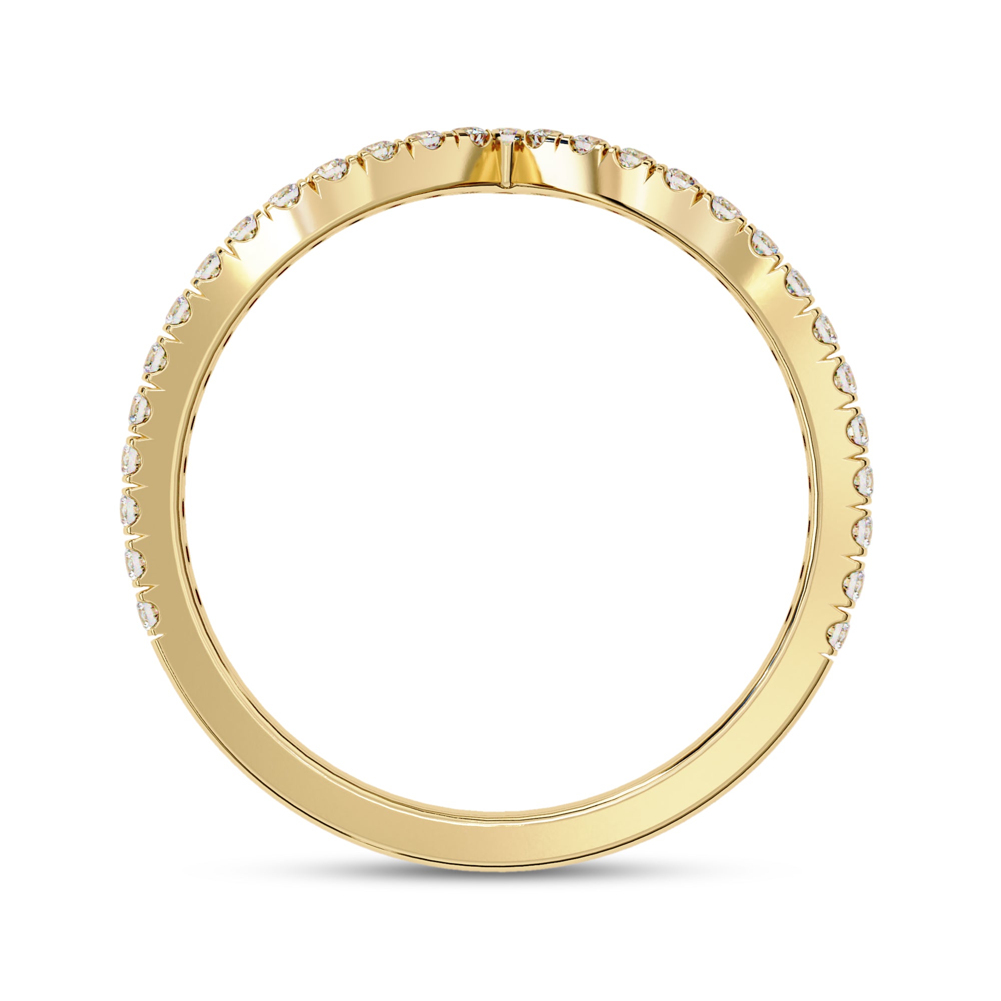 0.25 Cttw Round Lab Grown Diamond Stackable Engagement Ring for Women