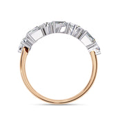 0.70 Cttw Half Eternity Wedding Band Rings for Women Jewelry