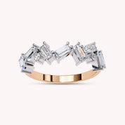 0.70 Cttw Half Eternity Wedding Band Rings for Women Jewelry