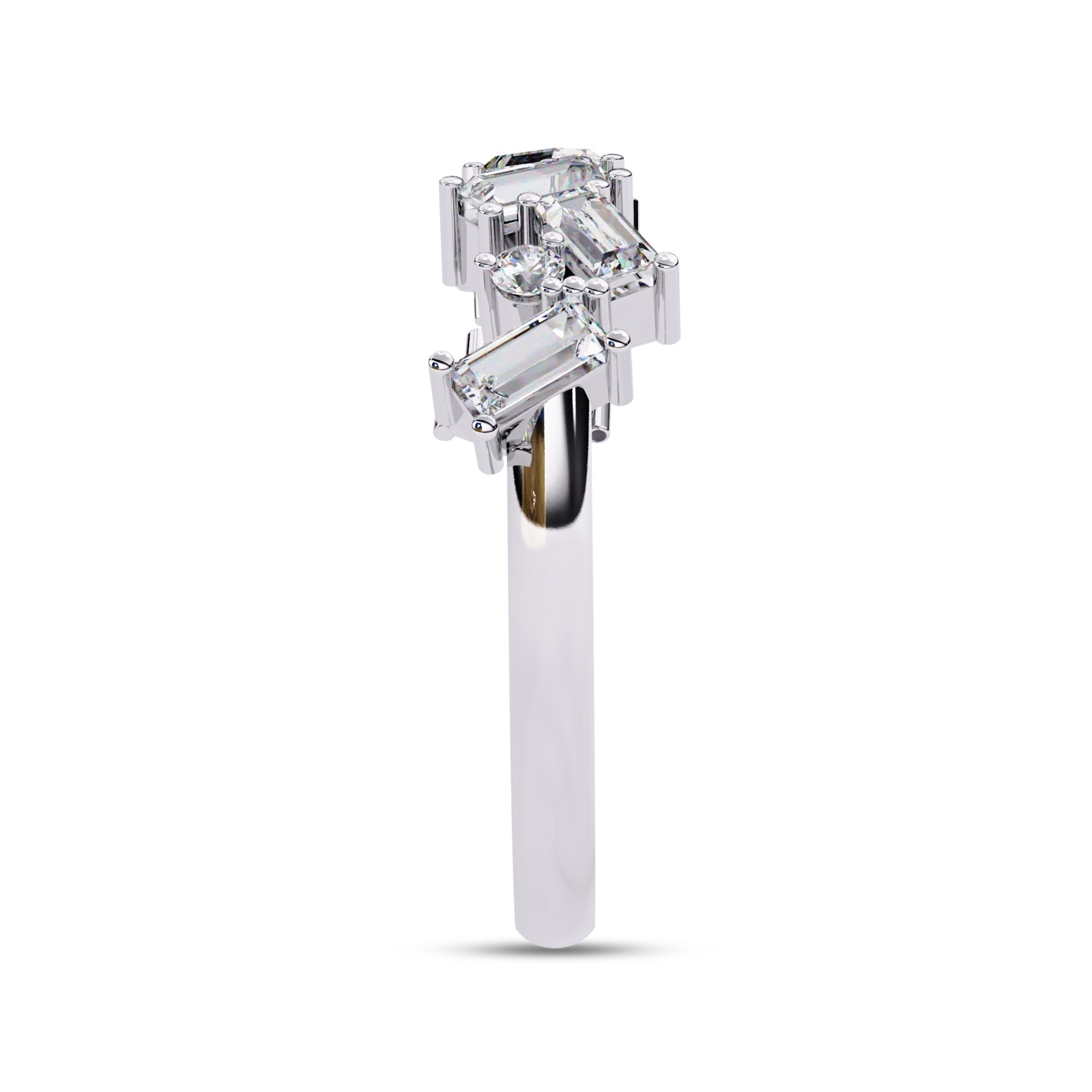 0.70 Cttw Half Eternity Wedding Band Rings for Women Jewelry