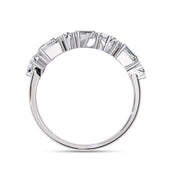 0.70 Cttw Half Eternity Wedding Band Rings for Women Jewelry