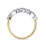 0.70 Cttw Half Eternity Wedding Band Rings for Women Jewelry