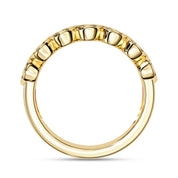 7 Stone Half Eternity Wedding Band Rings for Women