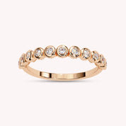0.17 Cttw Eternity Bubble Wedding Band Rings for Women Jewelry