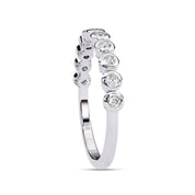 0.17 Cttw Eternity Bubble Wedding Band Rings for Women Jewelry
