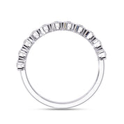 0.17 Cttw Eternity Bubble Wedding Band Rings for Women Jewelry